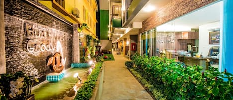 Sitteområde i lobbyen