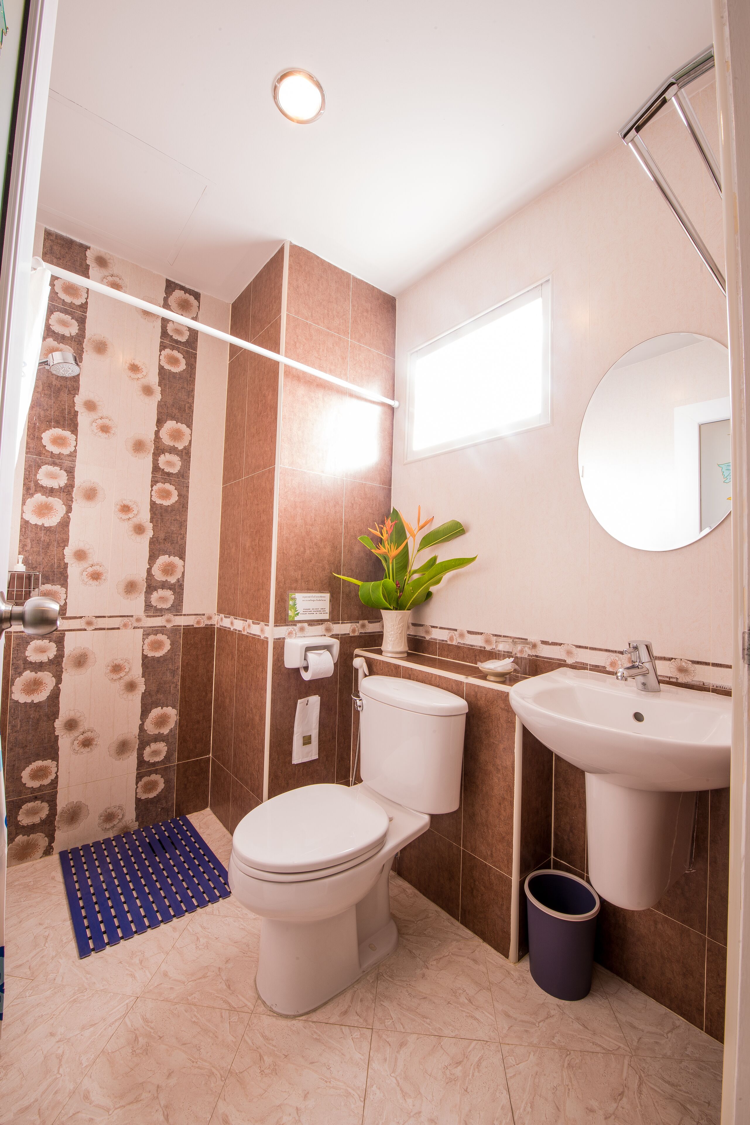 shower, bidet, towels, soap