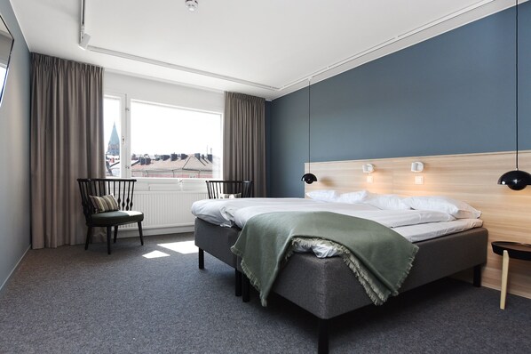 Individually decorated, individually furnished, iron/ironing board