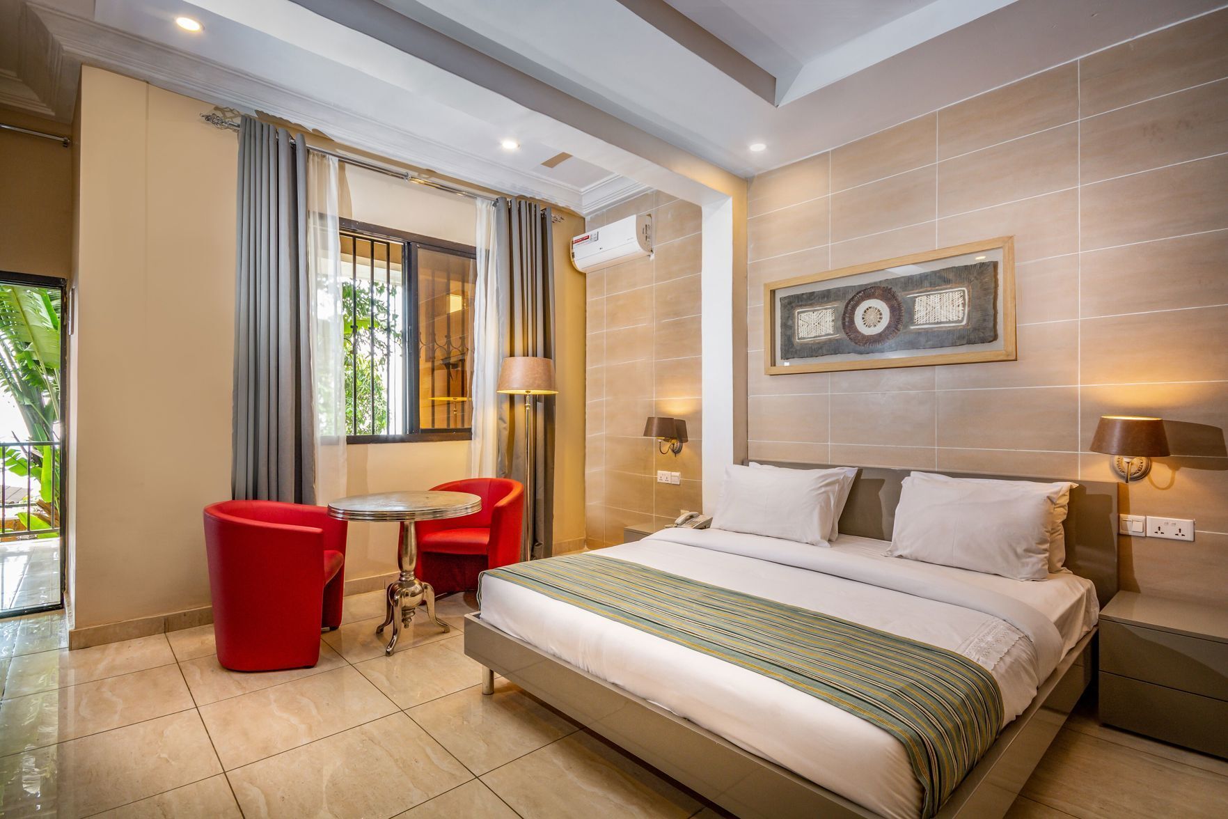 Minibar, in-room safe, desk, blackout curtains