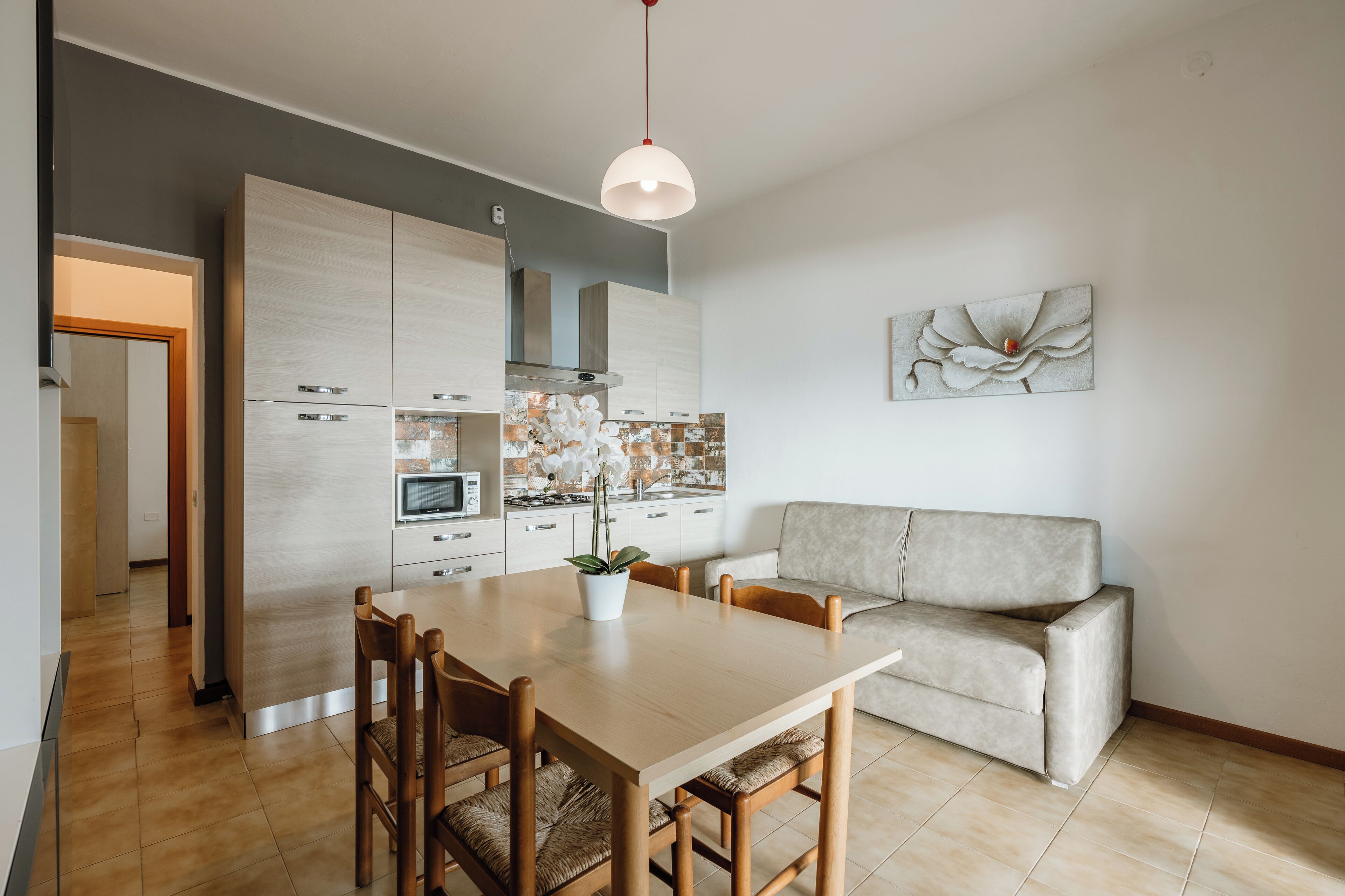 Appartement Économique | Coin séjour | Télévision LCD