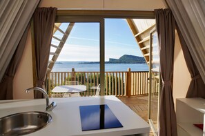 Panoramic Tent | Living area | LCD TV - Villenpark Sanghen (Manerba del Garda)