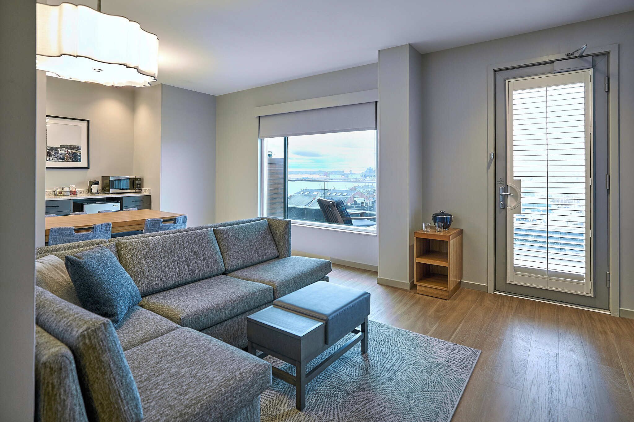 suite, 1 king bed with sofa bed, bay view | premium bedding, individually furnished, desk, laptop workspace