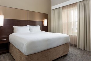 Suite, 1 King Bed with Sofa bed | Premium bedding, desk, blackout drapes, iron/ironing board - Residence Inn Columbus Polaris (Columbus)