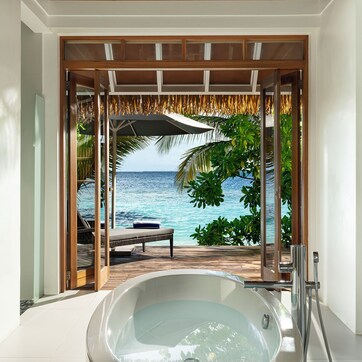 Pool Villa | Bathroom | Shower, free toiletries, hair dryer, bathrobes