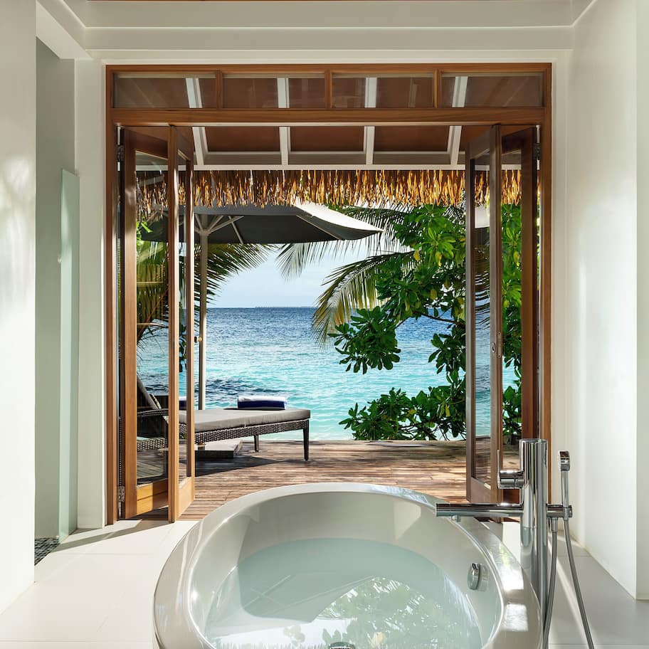 Pool Villa | Bathroom | Shower, free toiletries, hair dryer, bathrobes