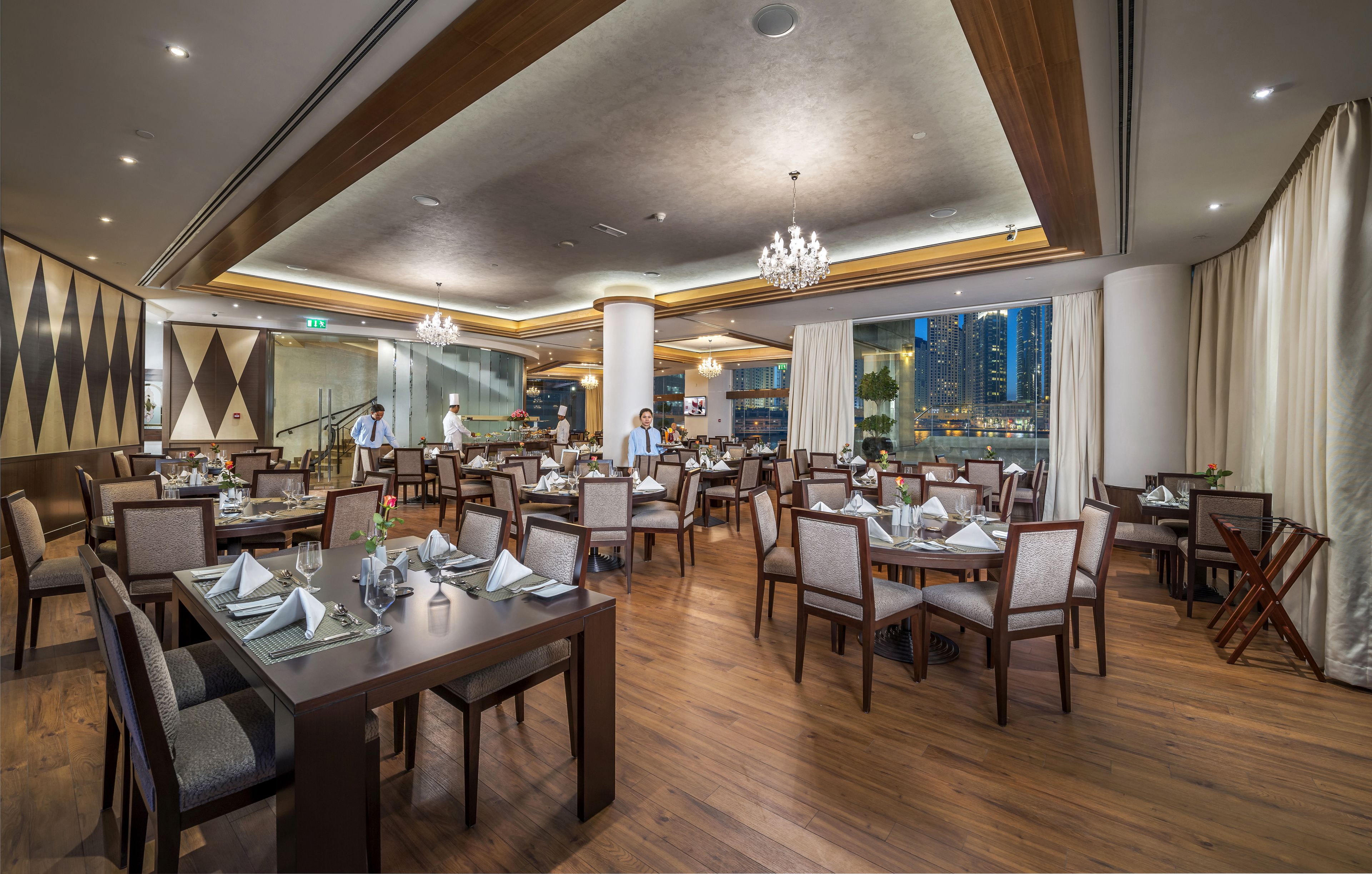 Daily buffet breakfast (AED 73 per person)