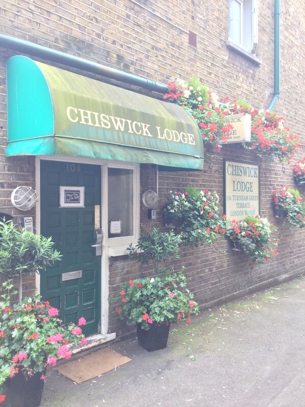 Façade de l’hébergement