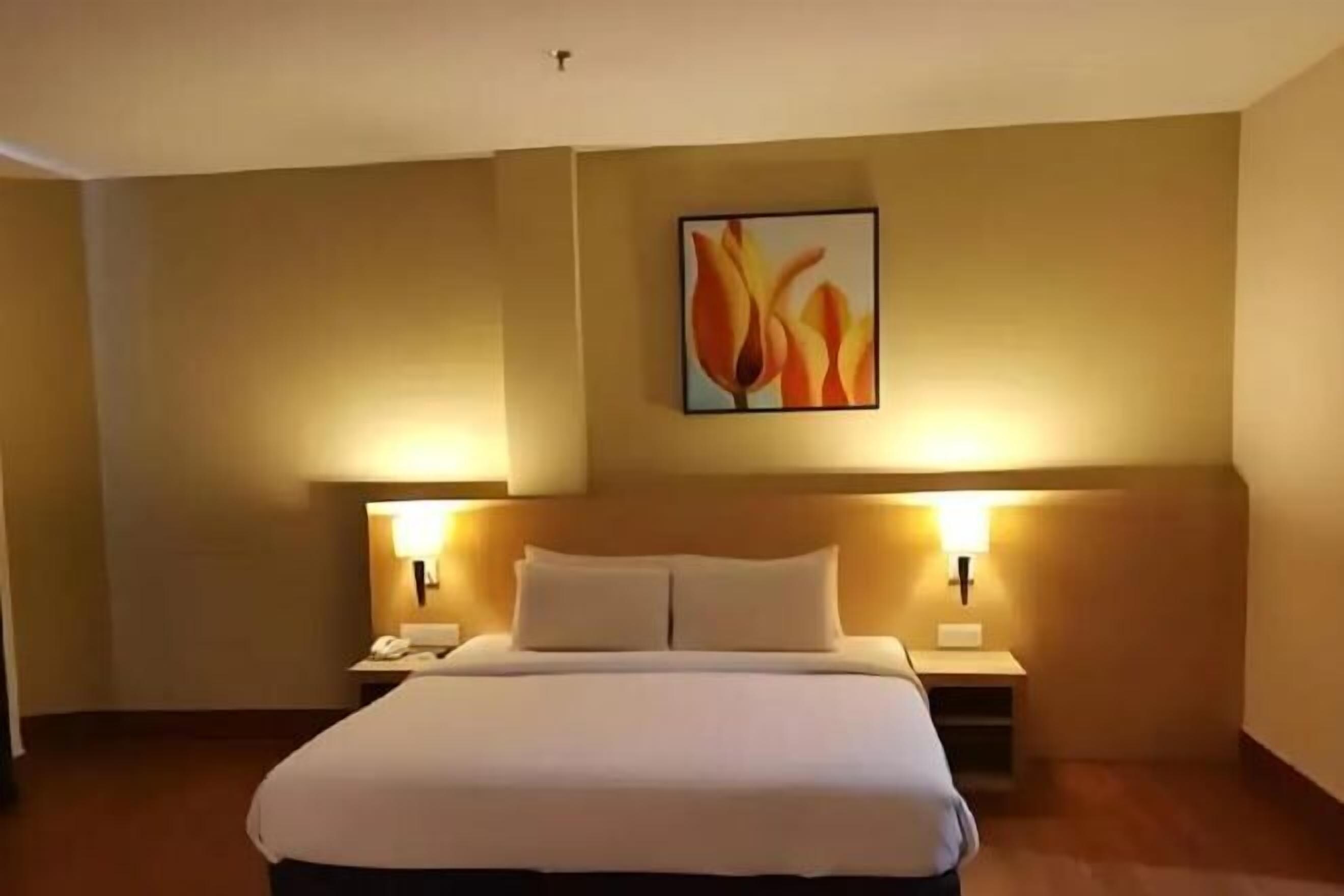 In-room safe, laptop workspace, blackout curtains, iron/ironing board