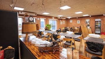 Dinner served, local cuisine