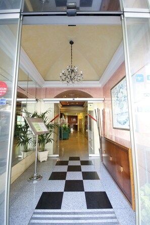 Interior entrance