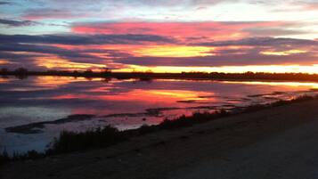 Private beach nearby