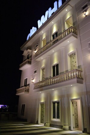 Front of property – evening/night