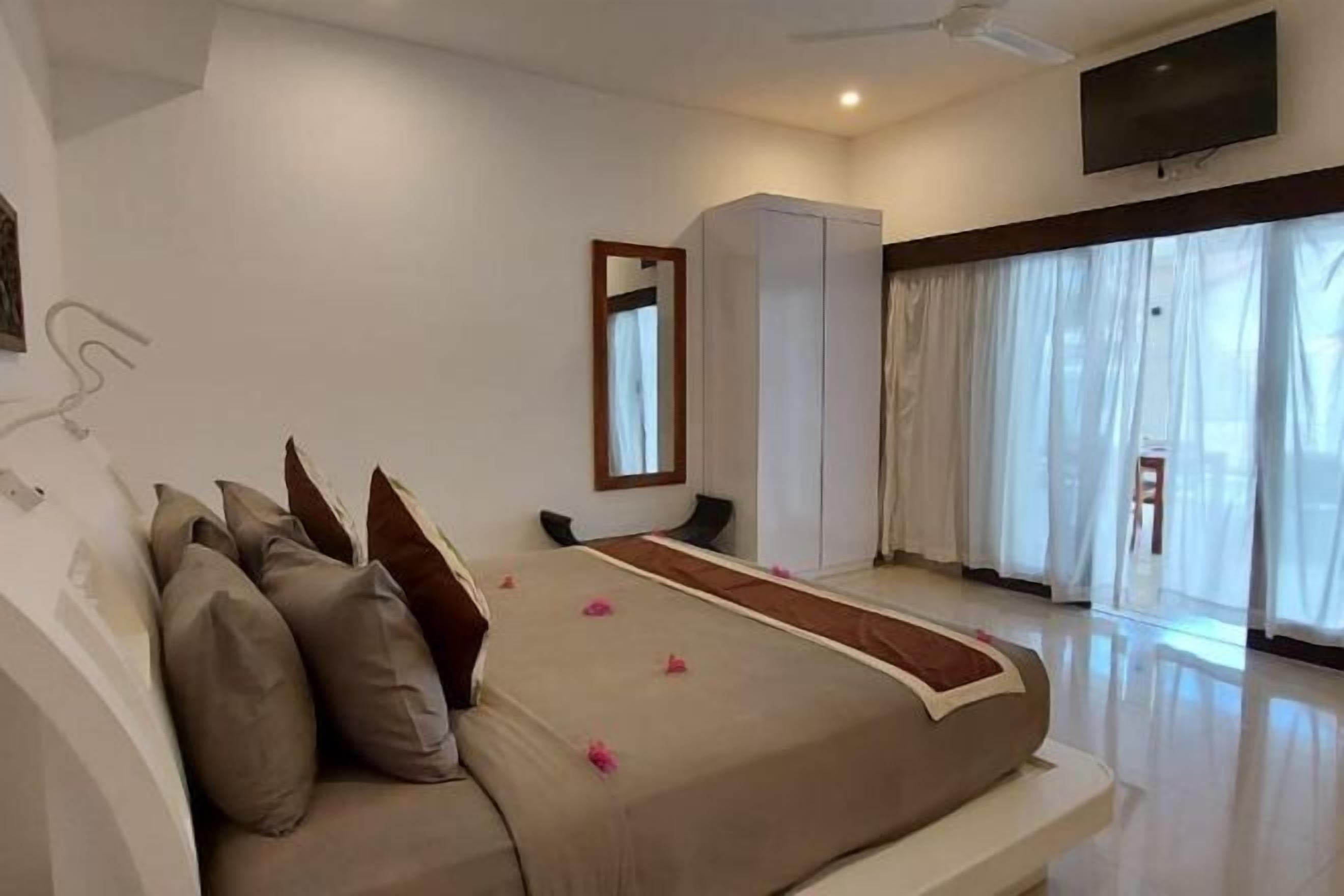 Sengetøy i egyptisk bomull, sengetøy av topp kvalitet og minibar