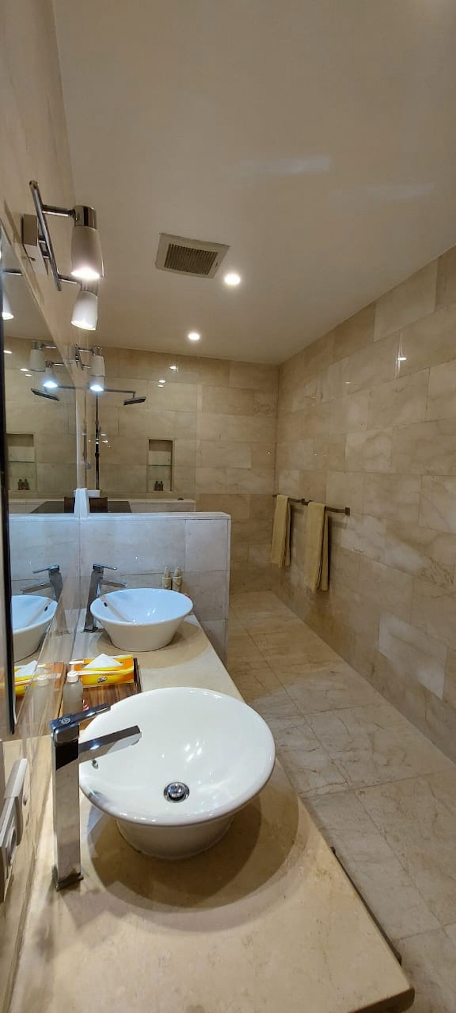 deluxe villa, 2 bedrooms (ganesha) | bathroom | shower, rainfall showerhead, free toiletries, hair dryer