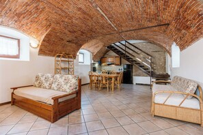 Apartment, 2 Bedrooms | Living area | LCD TV - Il Colombaro (Salò)