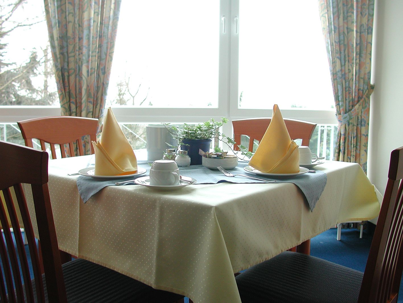 daily buffet breakfast (eur 15 per person)