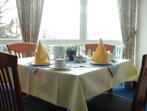 Daily buffet breakfast (EUR 15 per person)