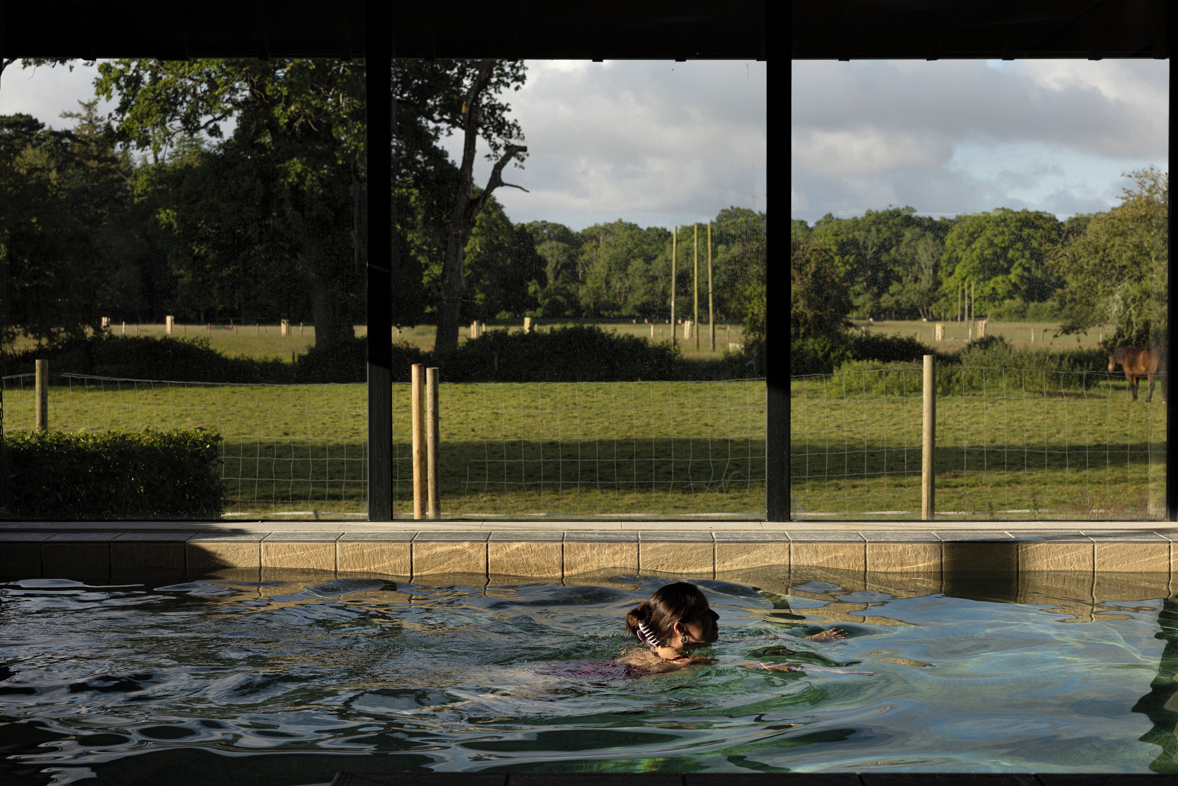 indoor pool, outdoor pool