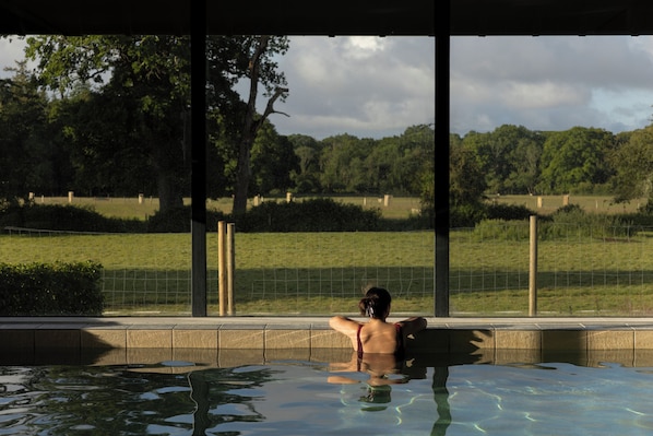 Indoor pool, outdoor pool