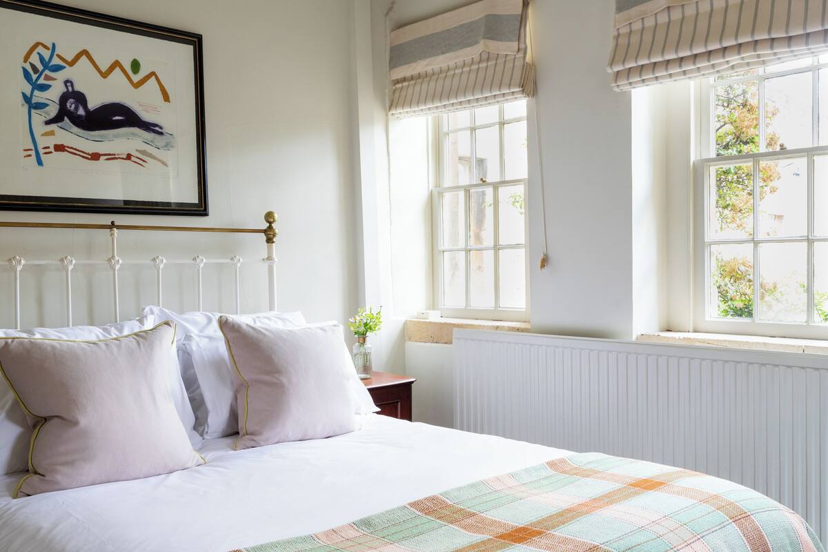 two bedroom suite | premium bedding, desk, blackout curtains, iron/ironing board