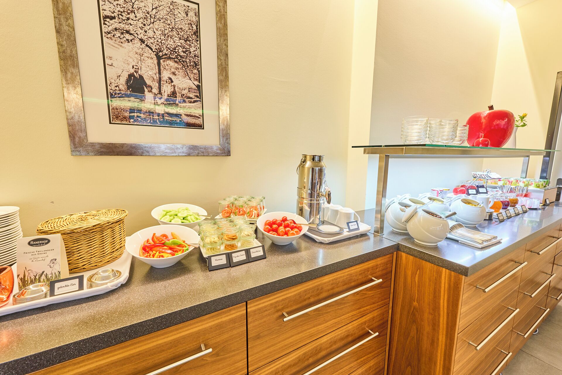 daily buffet breakfast (eur 10 per person)
