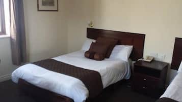 Desk, iron/ironing board, cribs/infant beds, rollaway beds