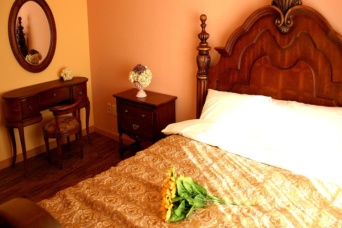 Premium bedding, individually decorated, individually furnished