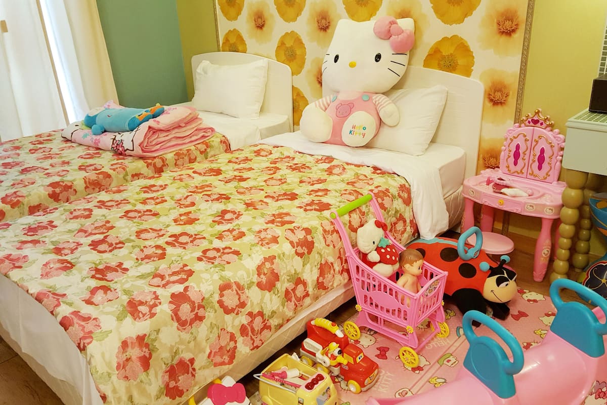 Premium bedding, individually decorated, individually furnished