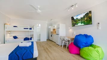Family Studio, Kitchenette | 1 bedroom, pillow-top beds, individually decorated