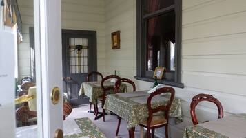 Flat-screen TV, DVD player