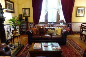 Flat-screen TV, DVD player