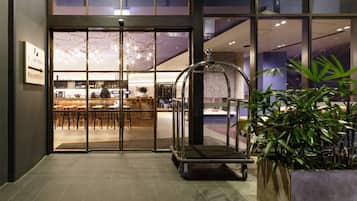 Front of property – evening/night