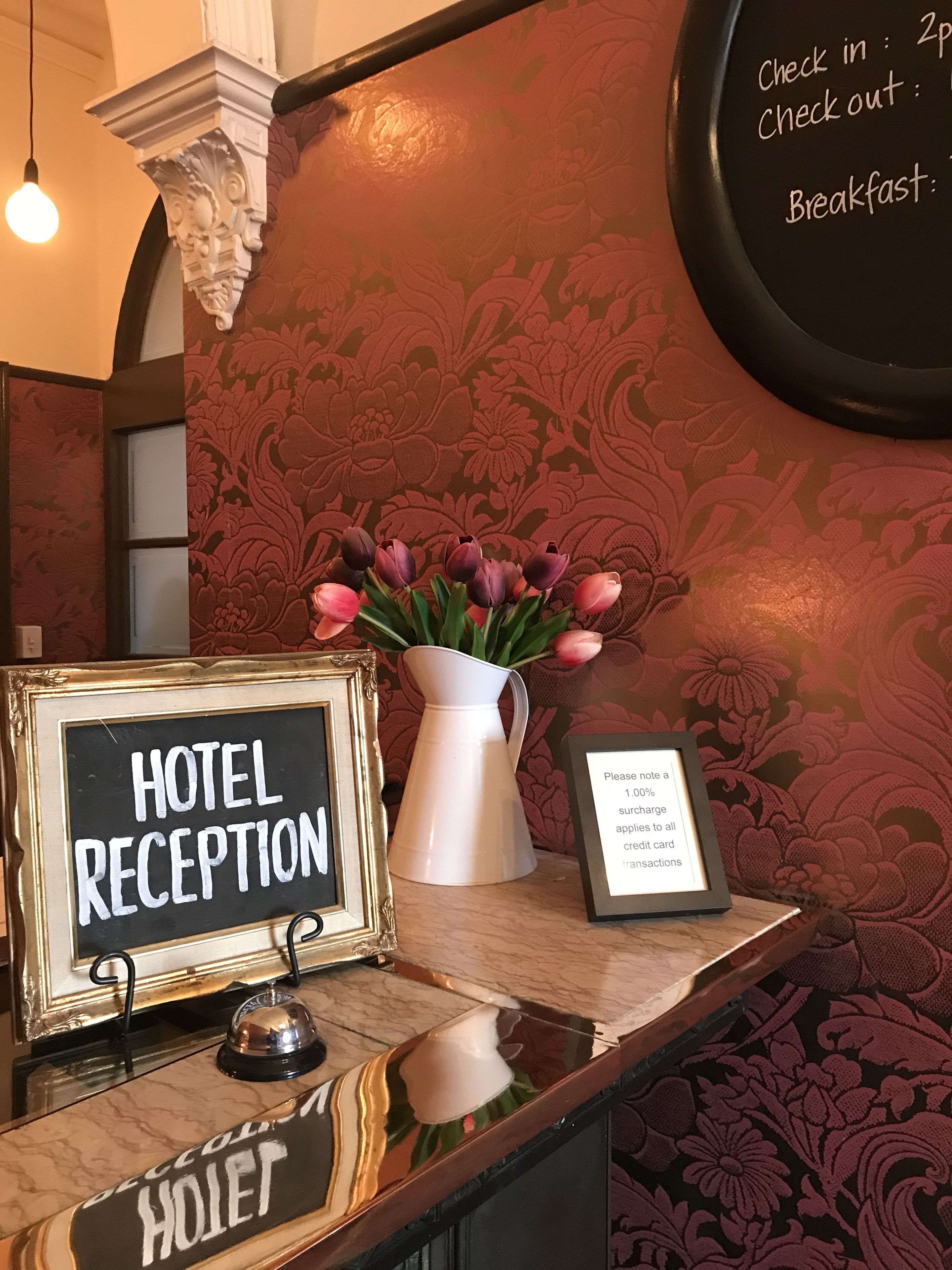 check-in/check-out kiosk