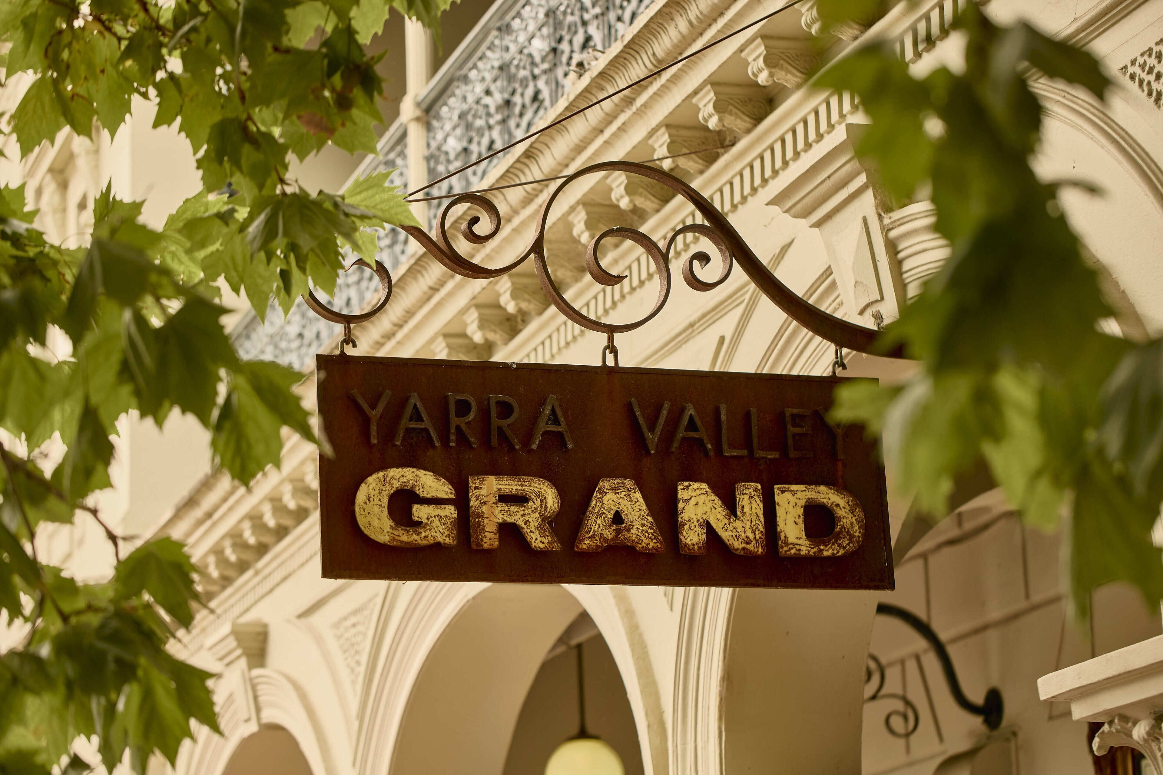A sign for Yarra Valley Grand.