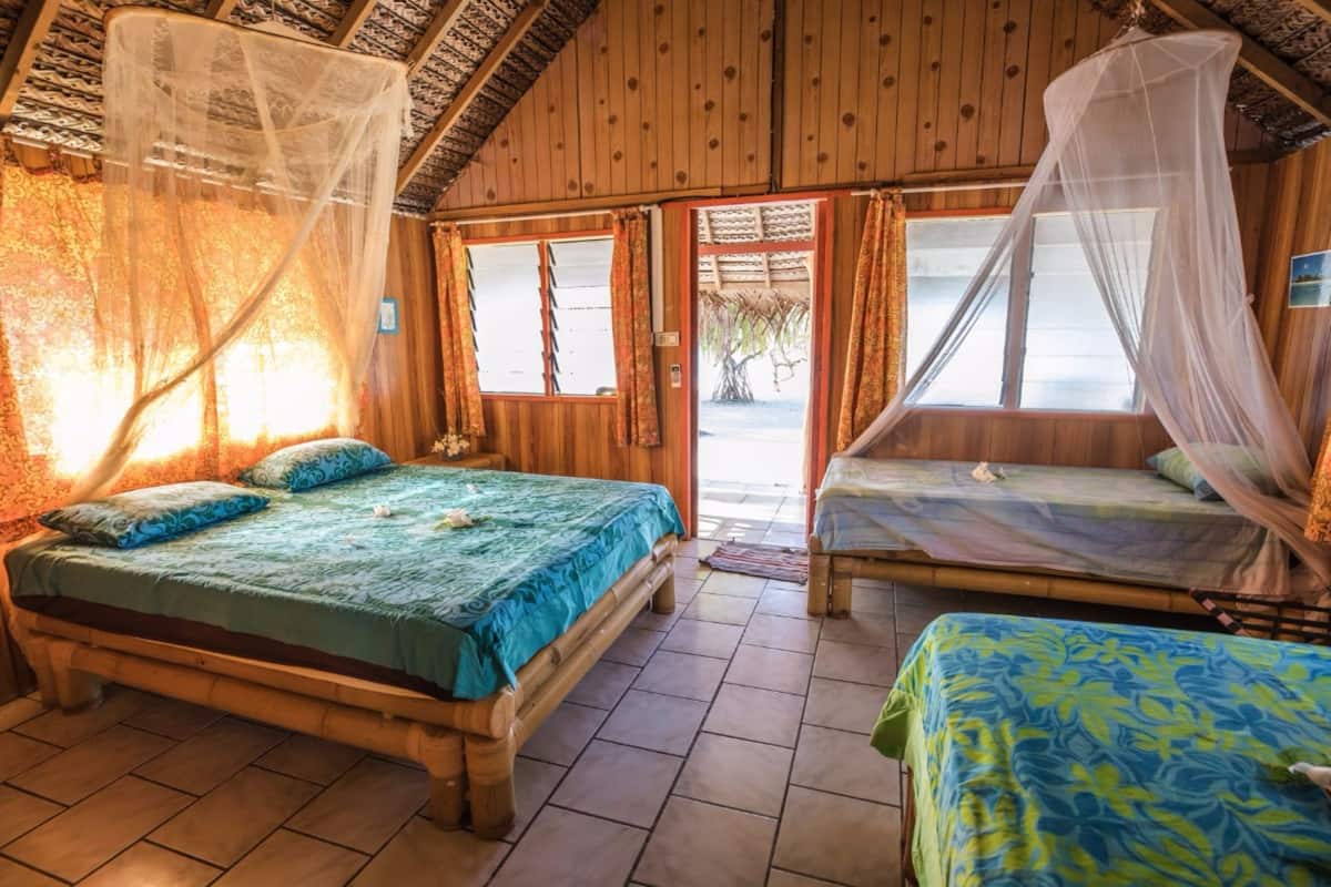 Family Bungalow, Beachfront | 1 bedroom, premium bedding, in-room safe, iron/ironing board