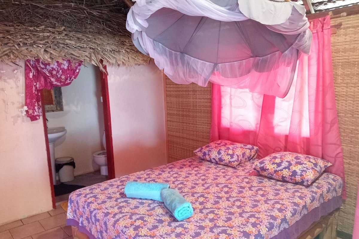 Family Bungalow, Beachfront | 1 bedroom, premium bedding, in-room safe, iron/ironing board