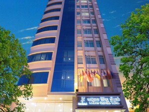 Front of property - evening/night