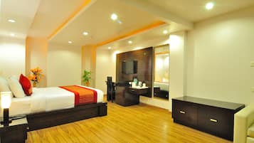 Deluxe-værelse | Individuel indretning, skrivebord, lydisolering, gratis Wi-Fi