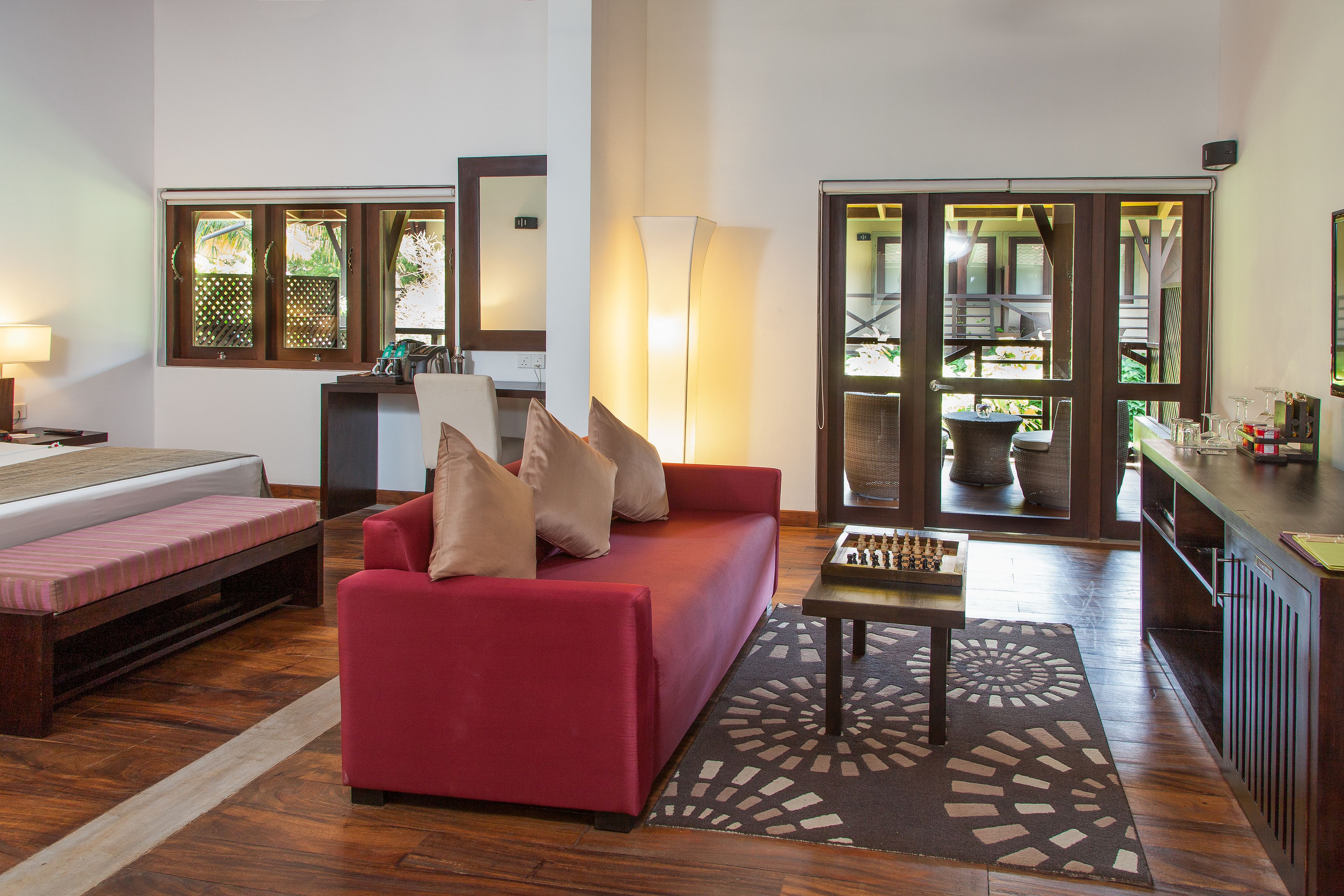 suite | living room | 32-inch lcd tv with cable channels, tv, dvd player