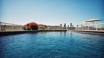 Indoor pool, 2 outdoor pools, pool umbrellas, sun loungers