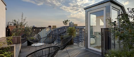 Penthouse, 2 Schlafzimmer, Terrasse | Terrasse/Patio