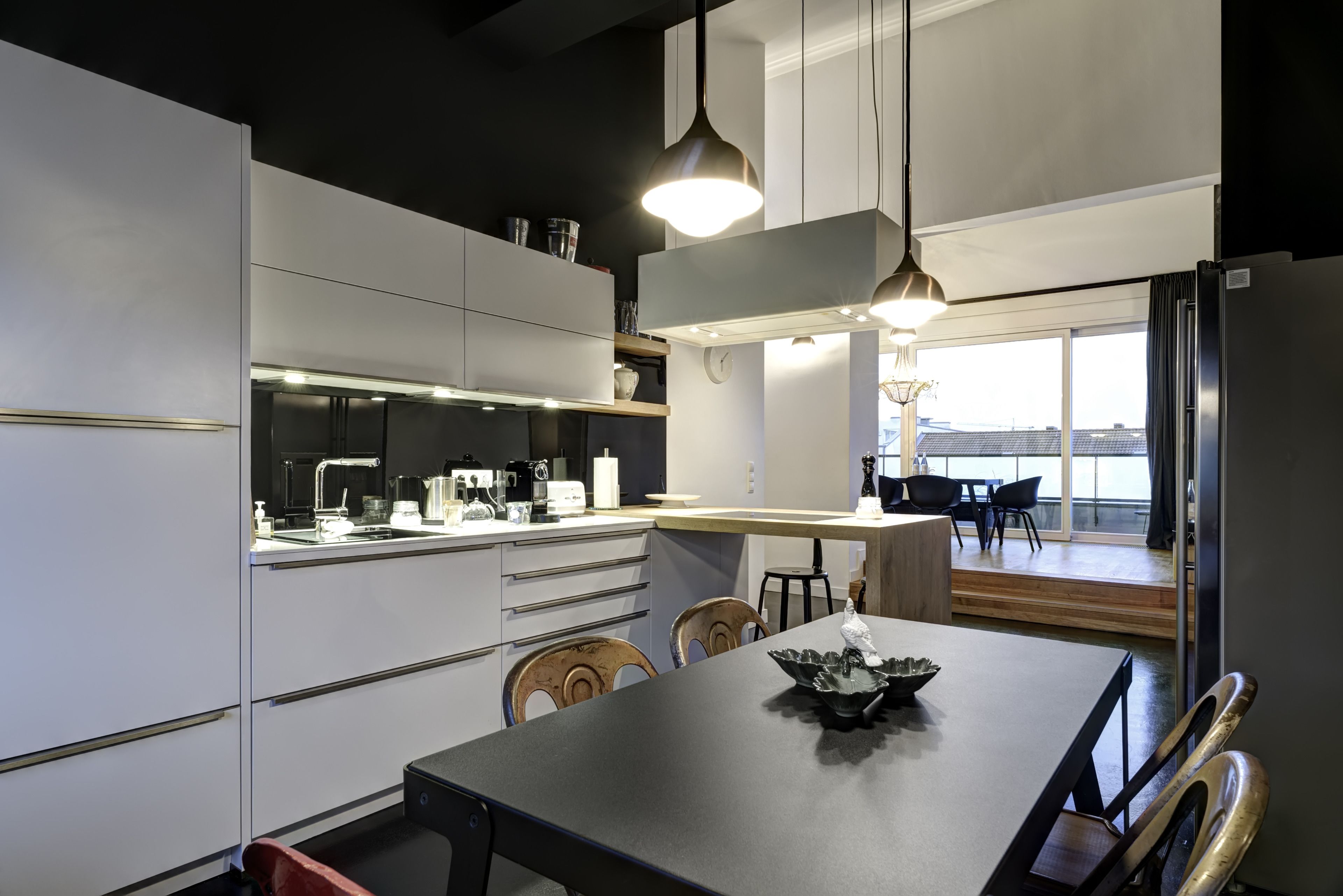 penthouse, 3 bedrooms, terrace (1) | private kitchen | fridge, stovetop, dishwasher, espresso maker