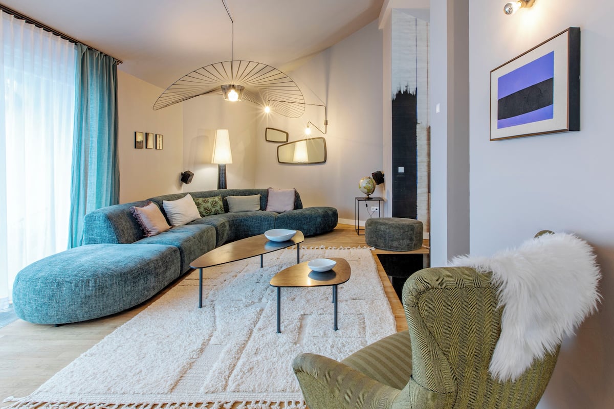 Penthouse, 2 Bedrooms, Terrace | Living area