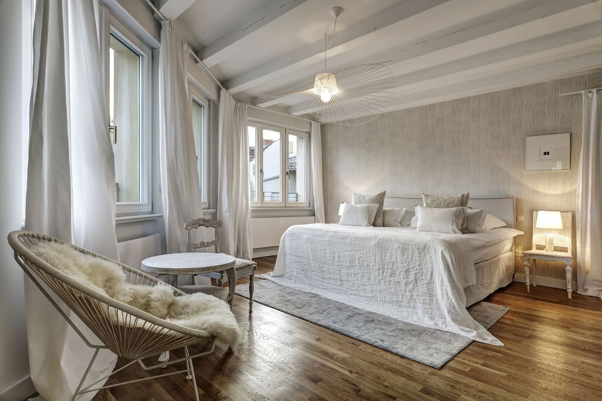 2 habitaciones y ropa de cama de alta calidad