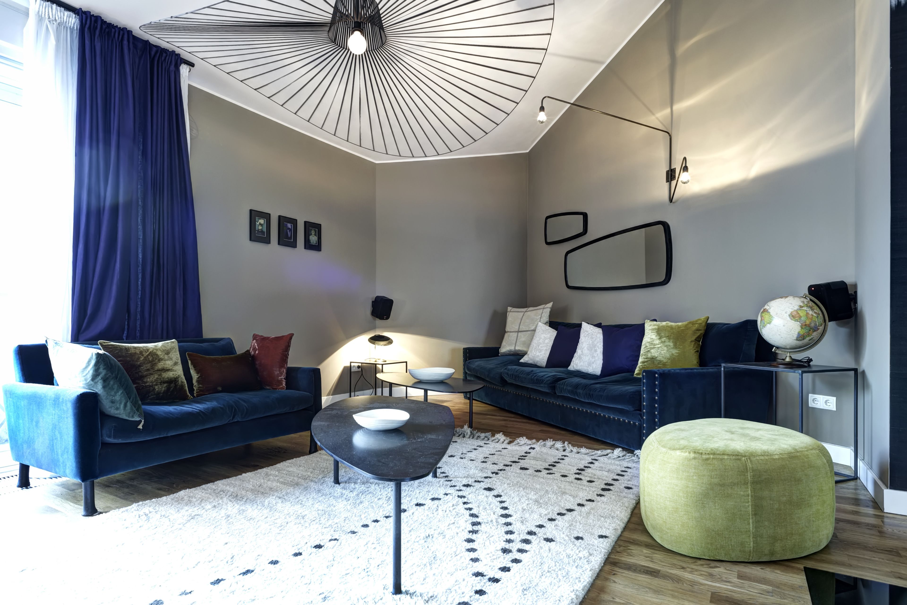 penthouse, 2 bedrooms, terrace | living room | 48-inch flat-screen tv with satellite channels, tv