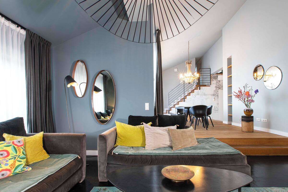 Penthouse, 3 Bedrooms, Terrace (1) | Living area | 48-inch flat-screen TV with satellite channels, TV