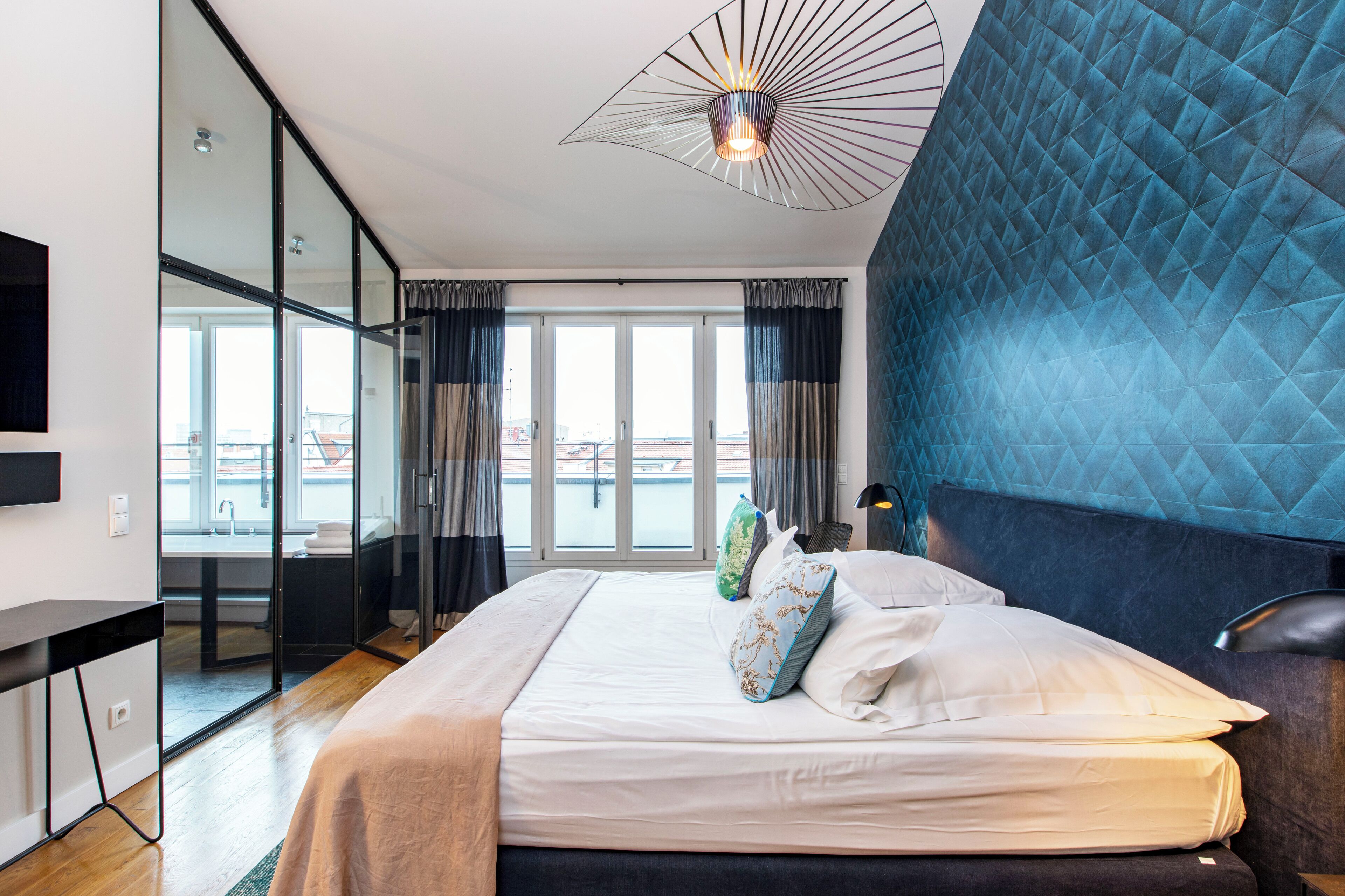 Penthouse, 2 Bedrooms, Terrace | Premium bedding, in-room safe, individually decorated