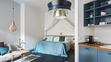Familienapartment, 2 Schlafzimmer | Hochwertige Bettwaren, Zimmersafe, laptopgeeigneter Arbeitsplatz