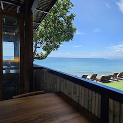 Breakfast, lunch, dinner served; Asian cuisine, beach views